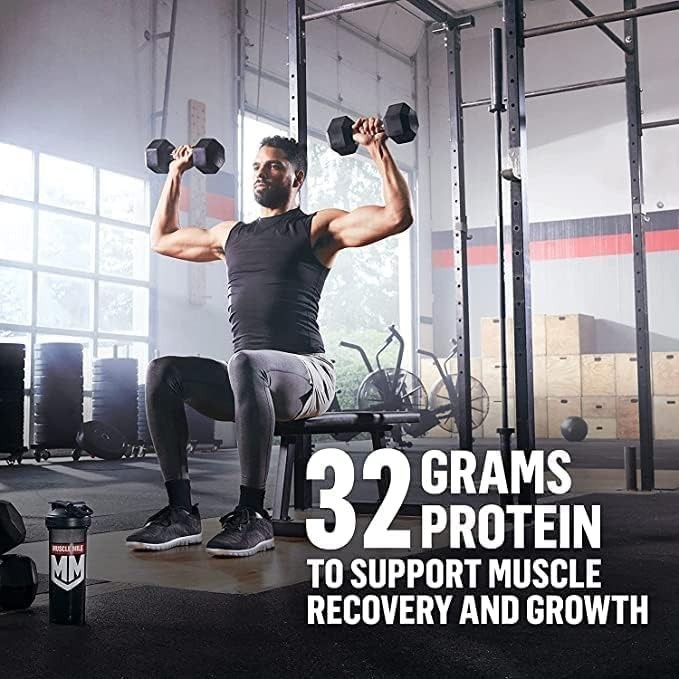 Muscle Milk Genuine Protein Powder Chocolate 1.93 lb 13 Servings 32g Protein