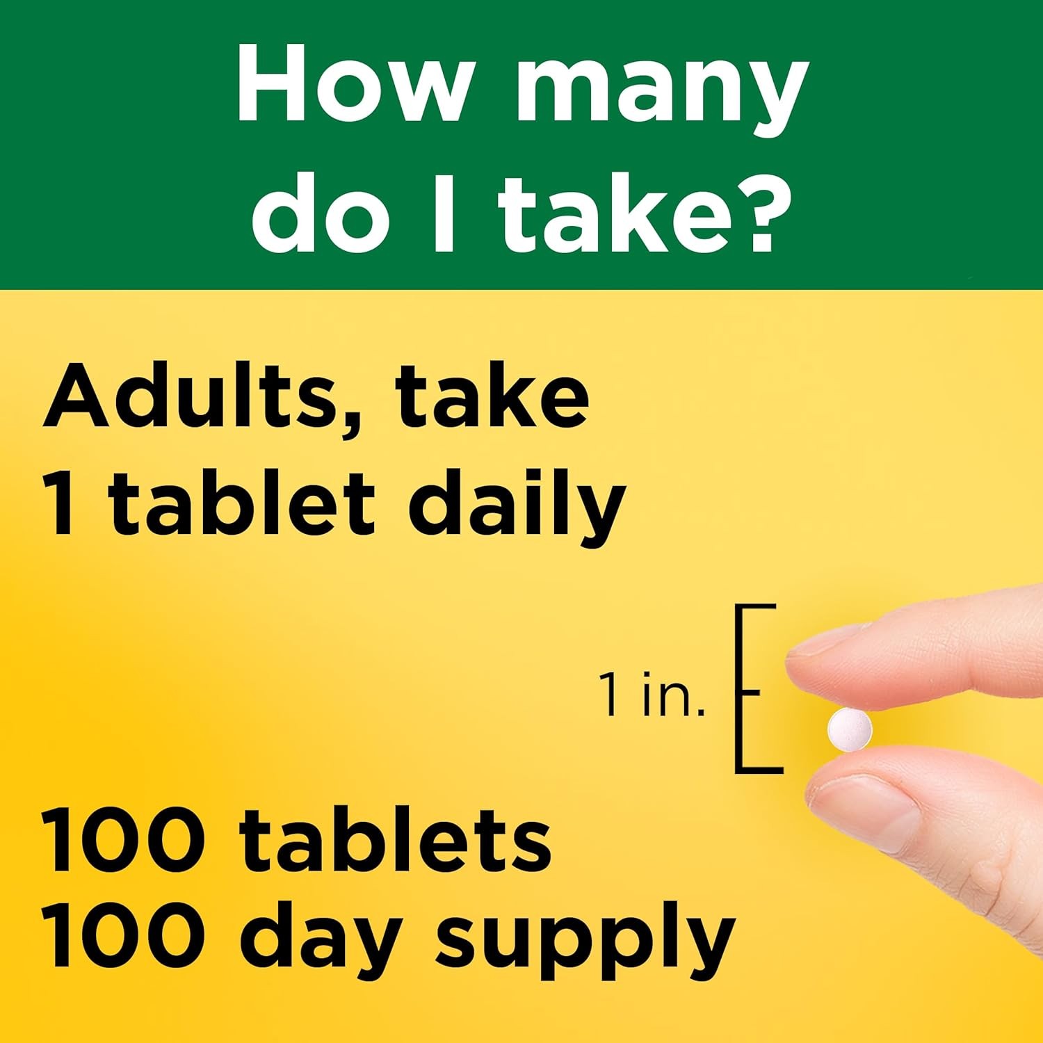 Nature Made Vitamin B6 100 mg Tabs, 100 tab