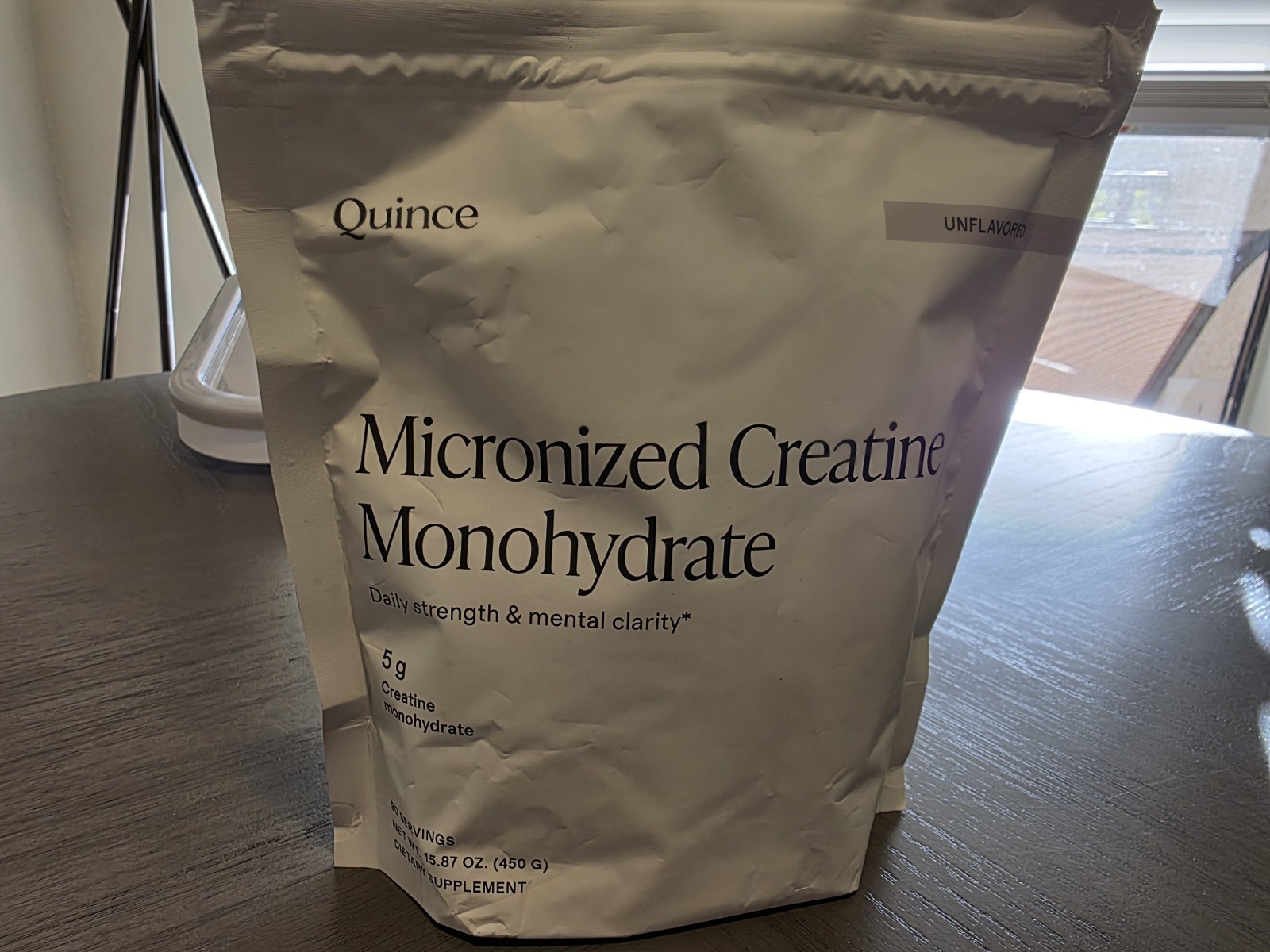 Quince Micronized Creatine Monohydrate Powder Unflavored 90 Servings 15.87oz