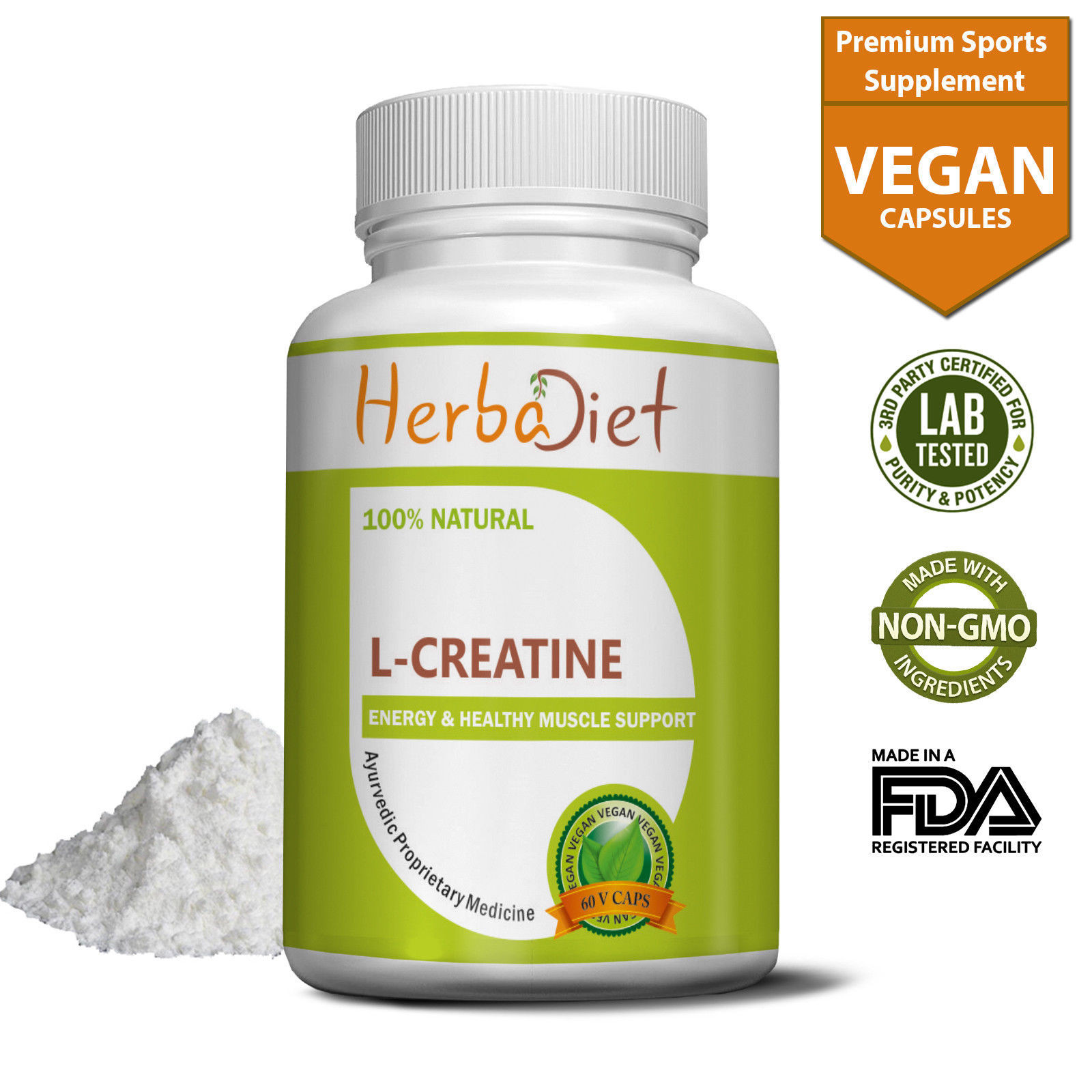 Micronized Creatine Monohydrate Capsules Muscle Growth Support Bodybuilding