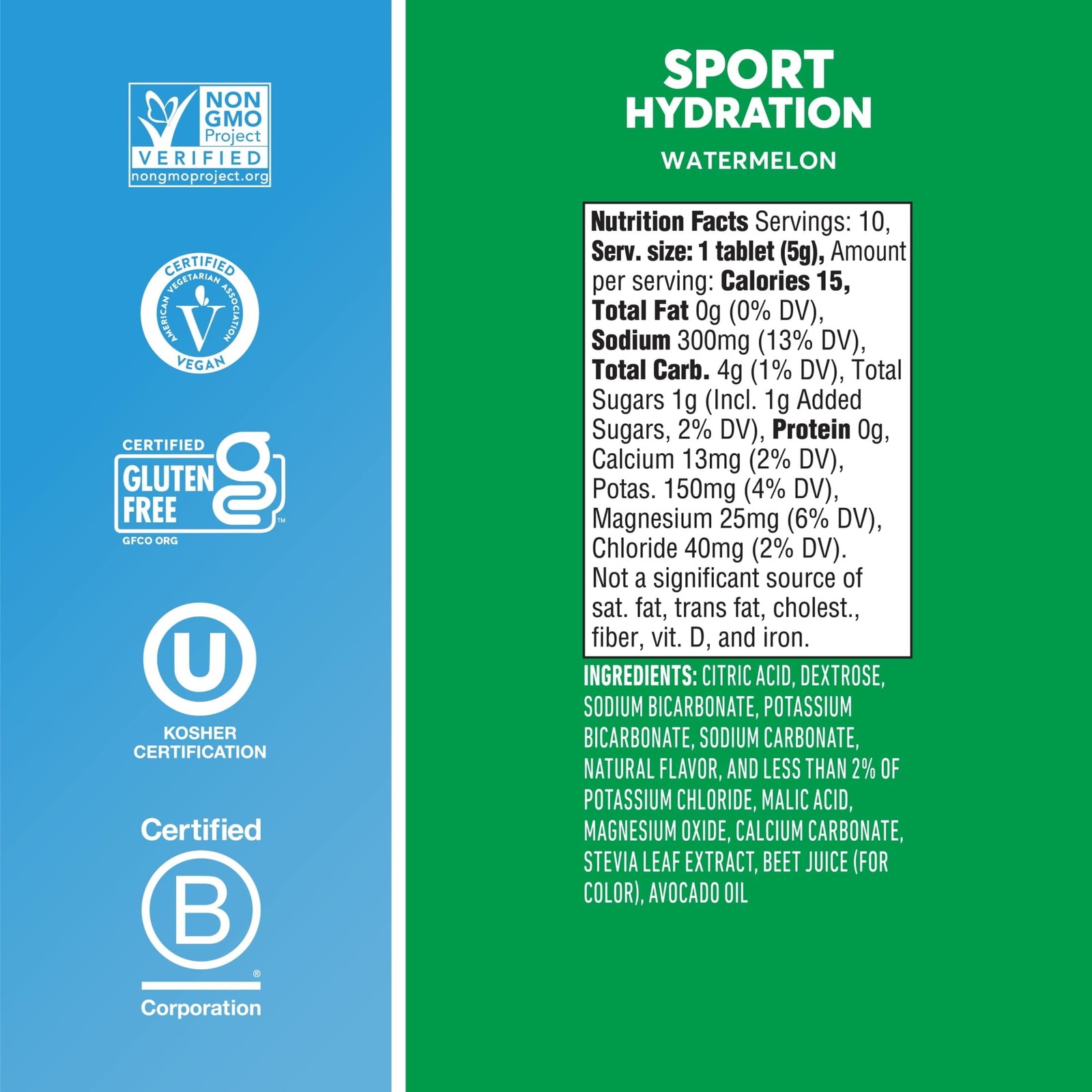 (4 pack) Nuun Sport Electrolyte Sports Drink Water Enhancer Mix Tablets for