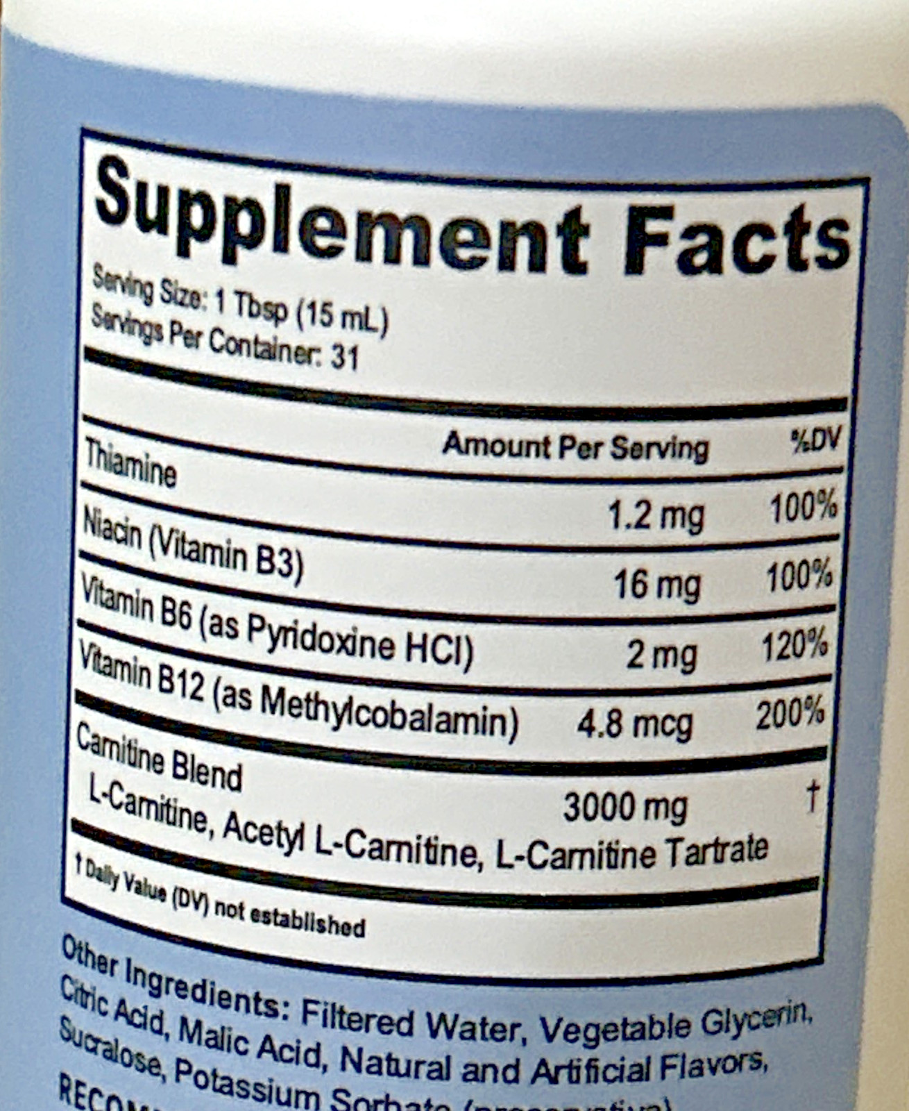 Carnitine Liquid 3000 Sour Gummy Worm Flavor TWO PACK BUNDLE 62 Servings