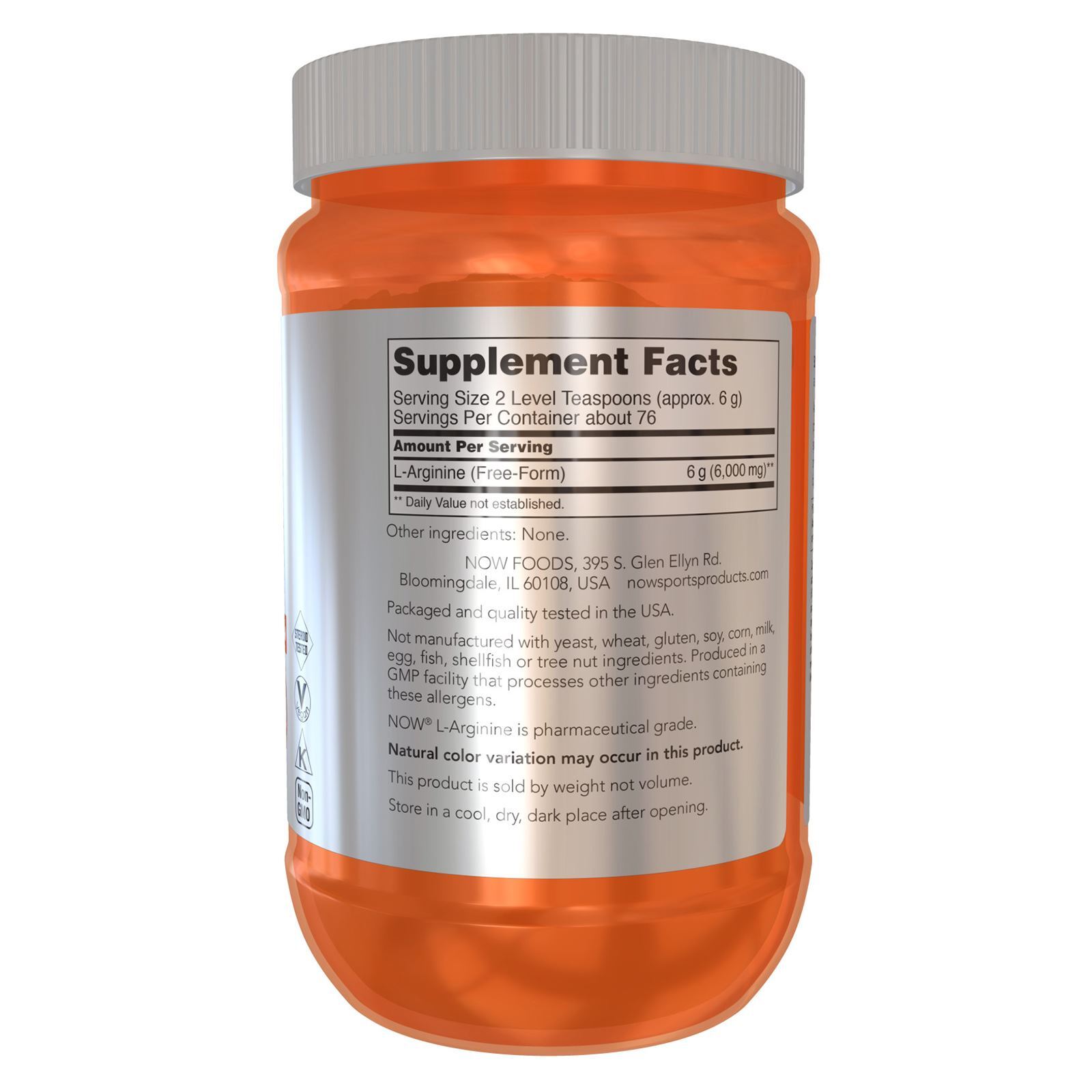 NOW FOODS L-Arginine Powder 1 lb.