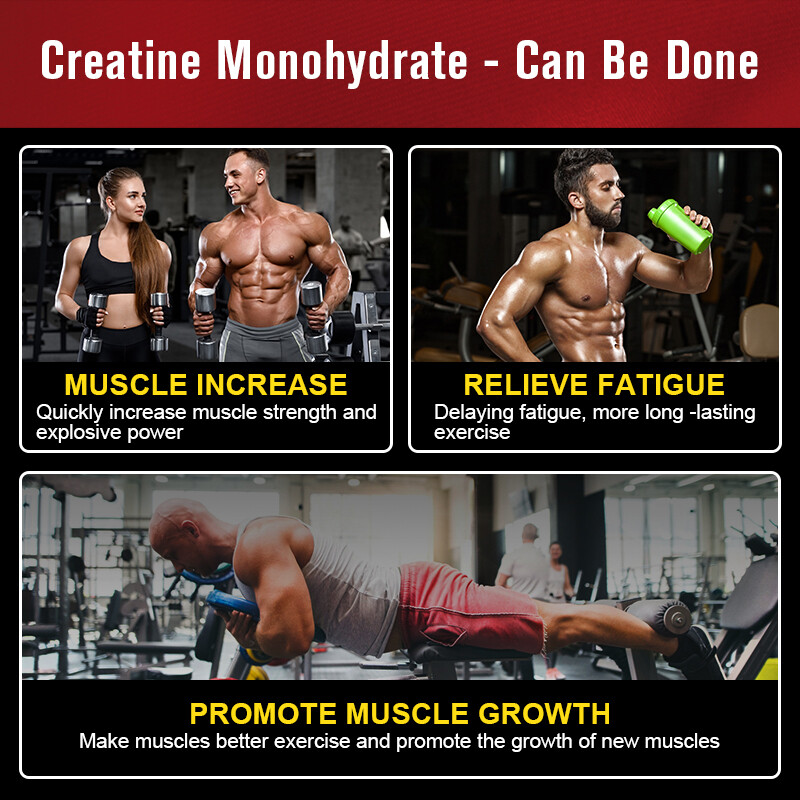 CREATINE Monohydrate 99.95% Pure Muscle Growth Strength, Performance & Recovery