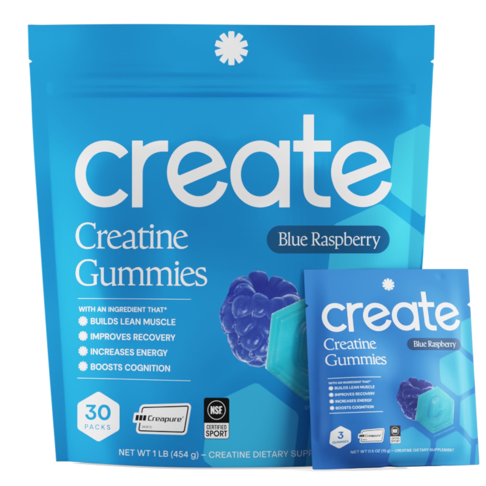 Creatine Gummies for Men & Women – NSF Certified, Made with Creapure Creatine…