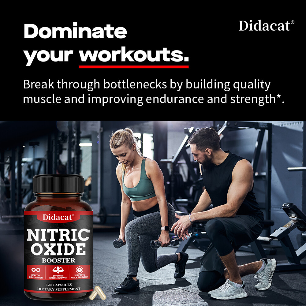 Nitric Oxide Capsules Support healthy Blood Flow,Enhances athletic performance