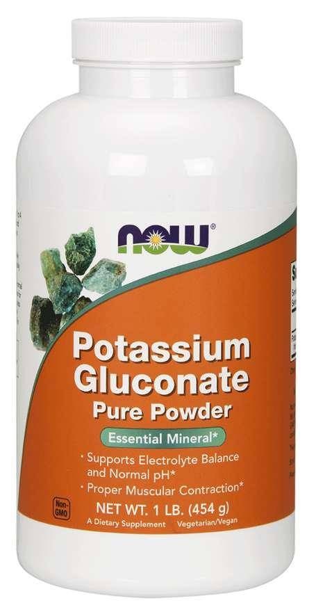 Now Foods Gluconate Pure Powder- 454 G