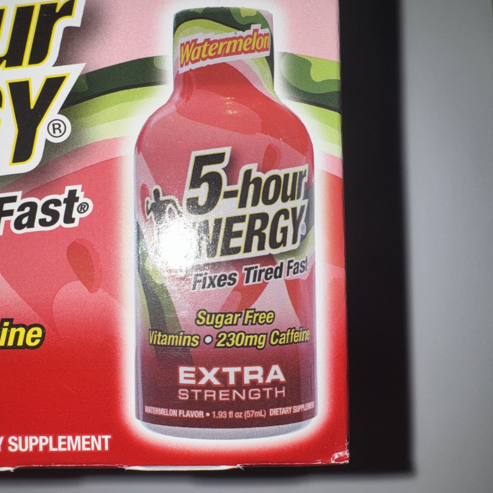 6 Pack Of Watermelon Flavor Extra Strength 5-hour ENERGY Shots Exp 01/2027