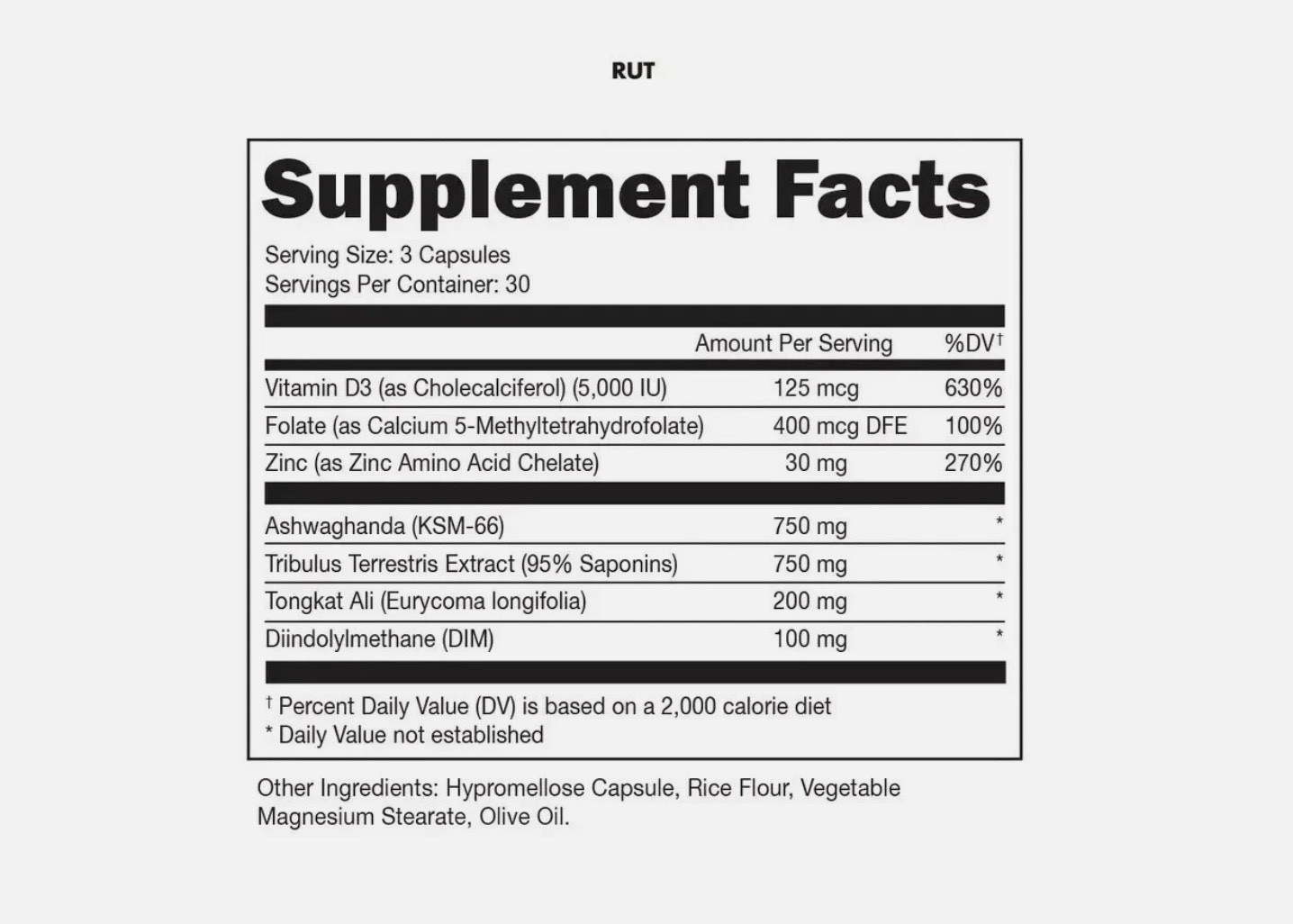 🔥BUCKED UP RUT TESTOSTERONE BOOSTER 90 CT=30 SERVINGS. $59-$69 RETAIL PRICE🔥