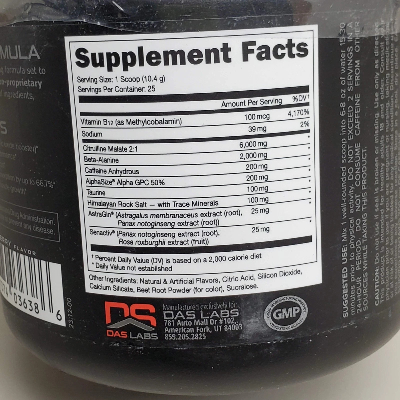 BUCKED UP – Pre-Workout Blood Raz 25 Serv 9.2 Oz Dietary Supplement 2027+