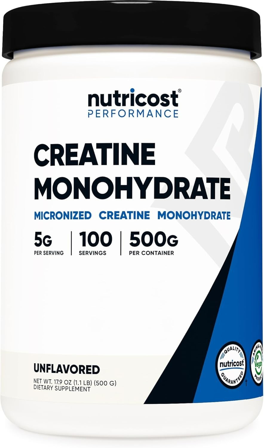 500G Creatine Monohydrate Powder – 5G Servings for Optimal Muscle Growth