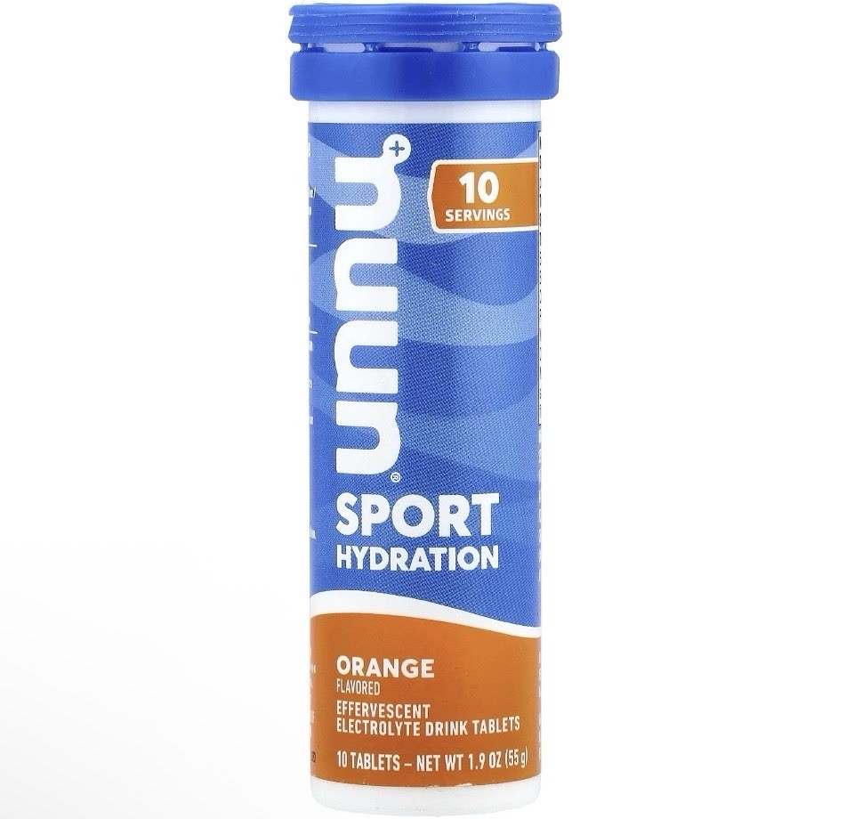 Sport Hydration, Effervescent Electrolyte Drink Tablets, Orange, 10 Tablets