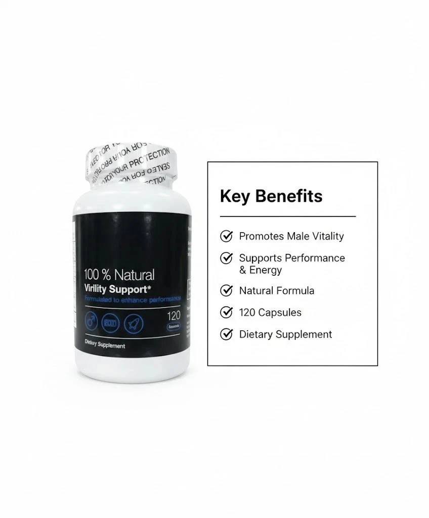 Male Enhancement Supplement – Virility, Performance Boost & Sexual Drive Support
