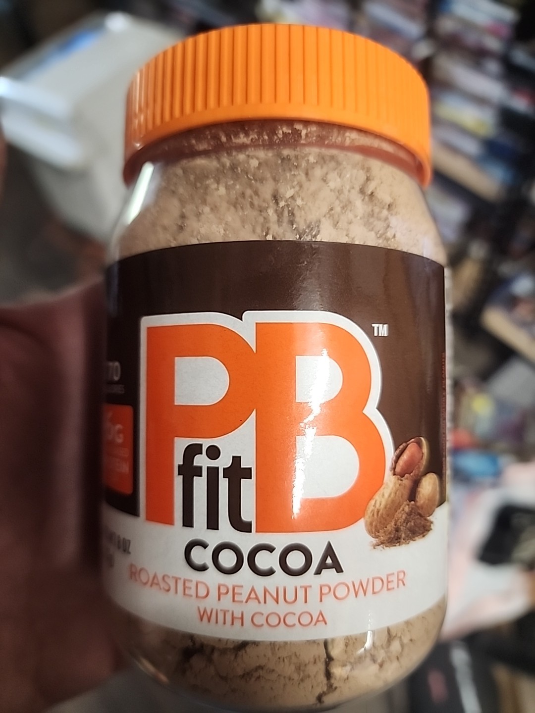 Pbfit 8 Ounce Peanut Butter Powder Chocolate Flavor, Cocoa Powdered Pe