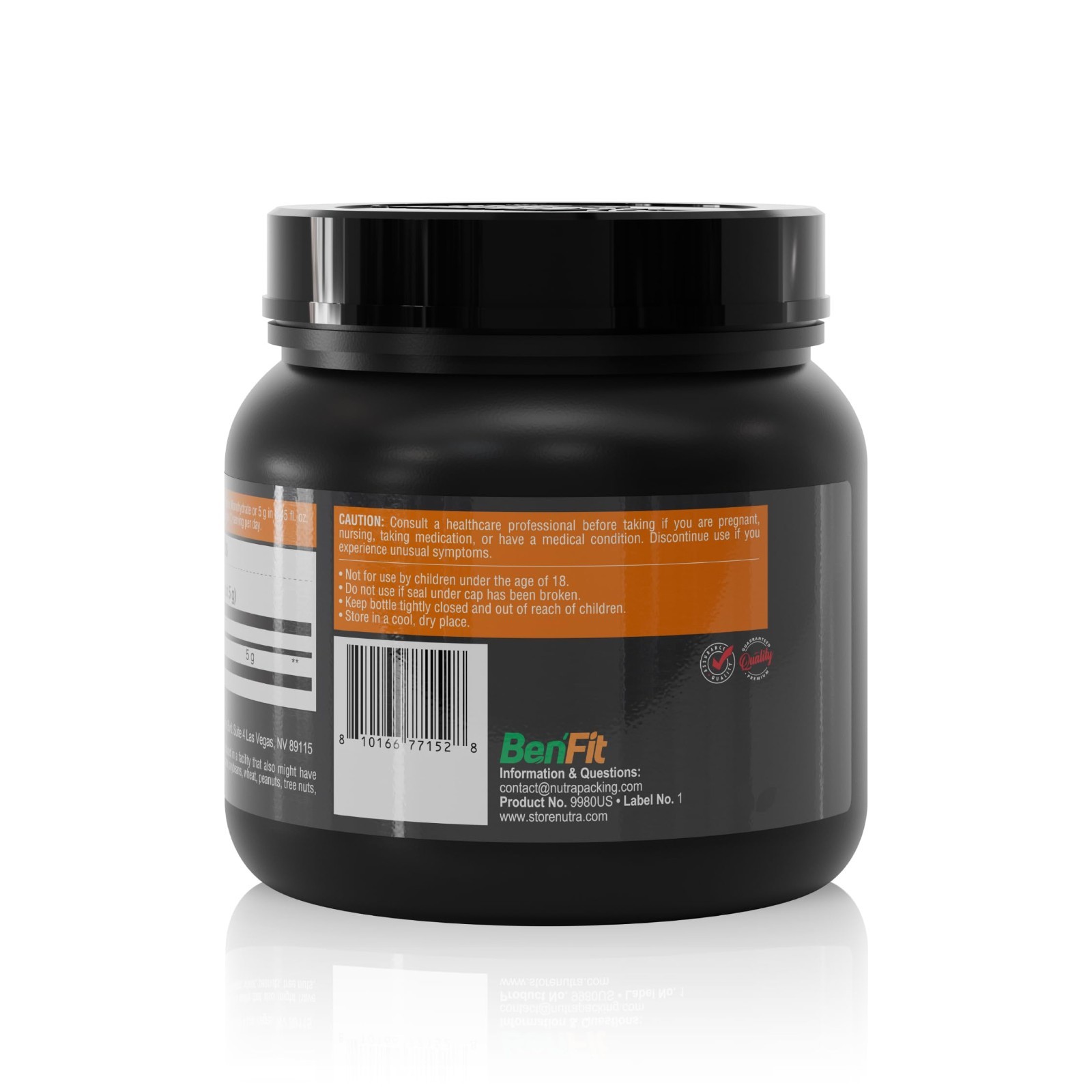 Unflavored Creatine Monohydrate Powder 500g – 5g per Serving, 100 Servings