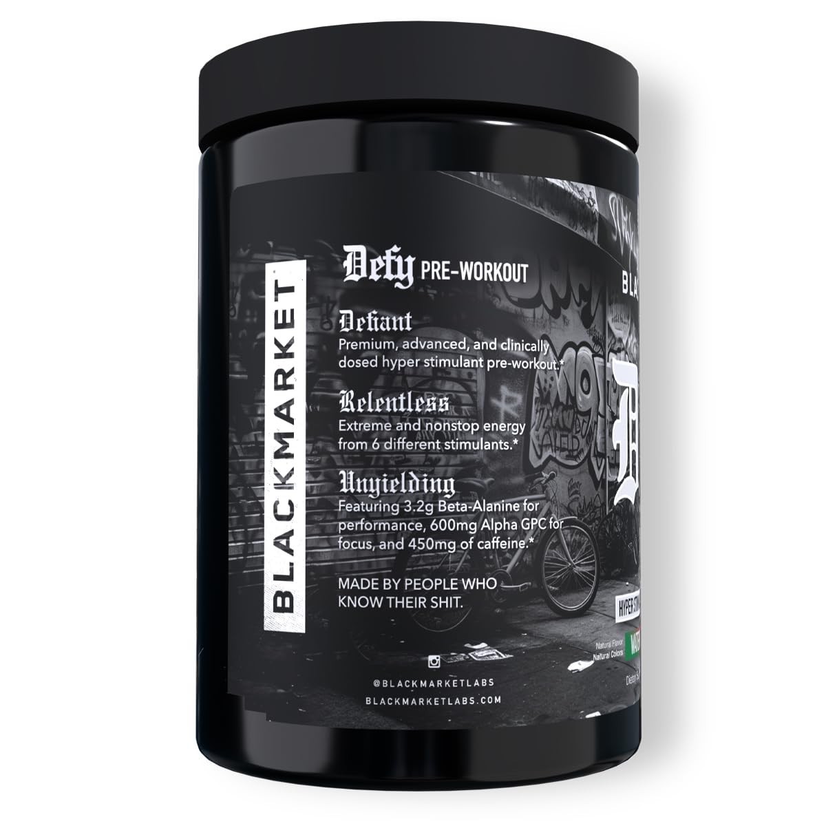 High-Stimulant Pre-Workout Powder – 450mg Caffeine, L-Citrulline, Watermelon Lem