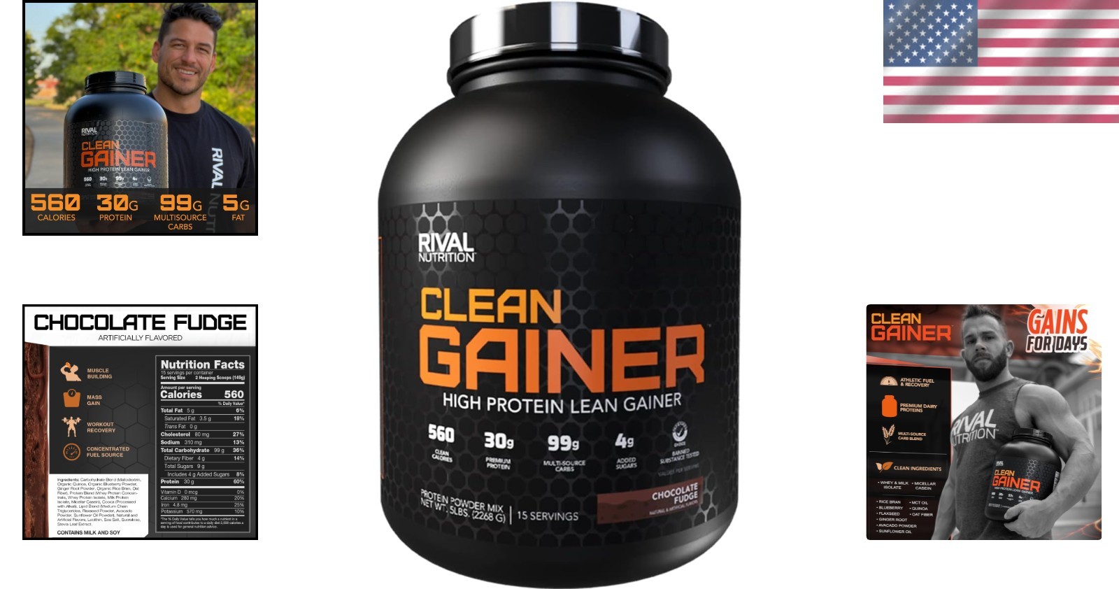 Chocolate Fudge Clean Gainer Protein 5lb – Muscle Repair