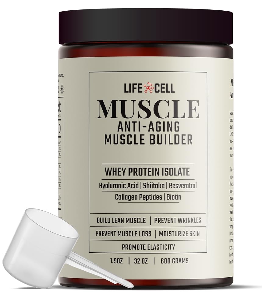 LifeCell Whey Protein – Anti-Aging Muscle Builder with Shiitake 600 Gram