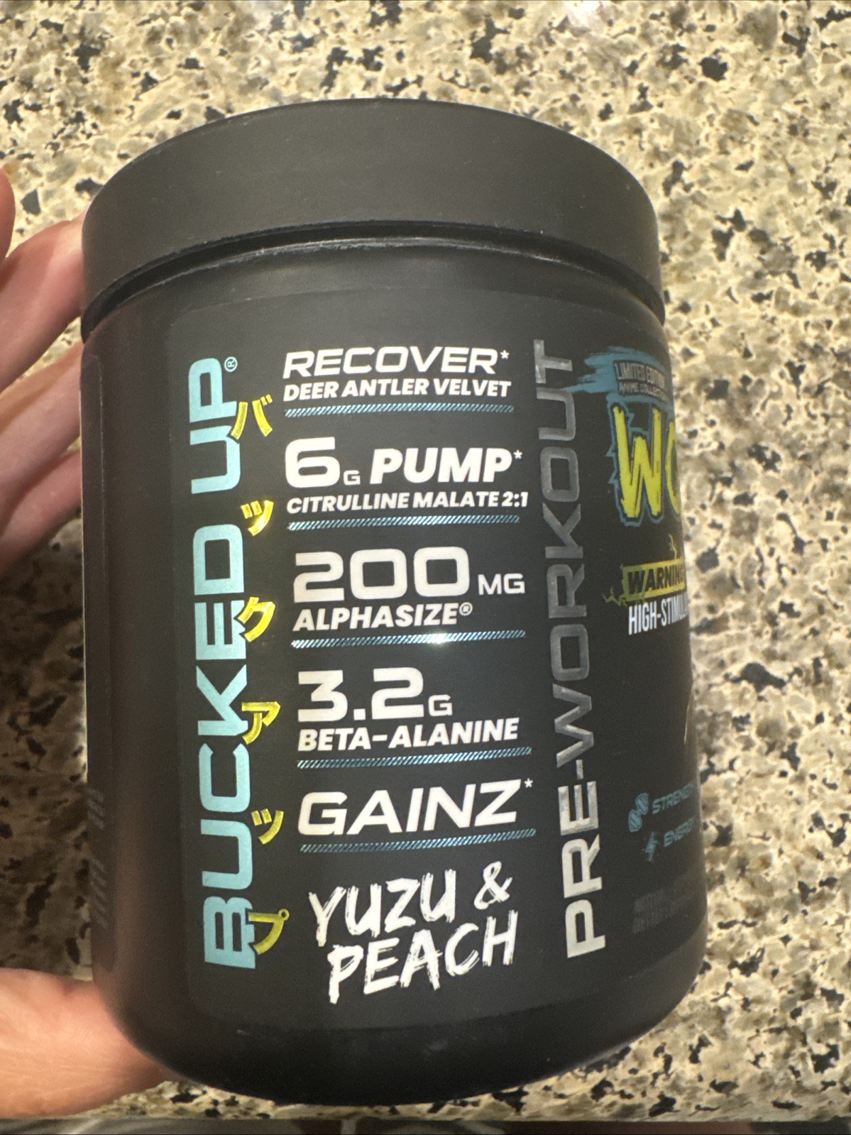 Bucked Up Woke AF Pre Workout Energy 30 servings