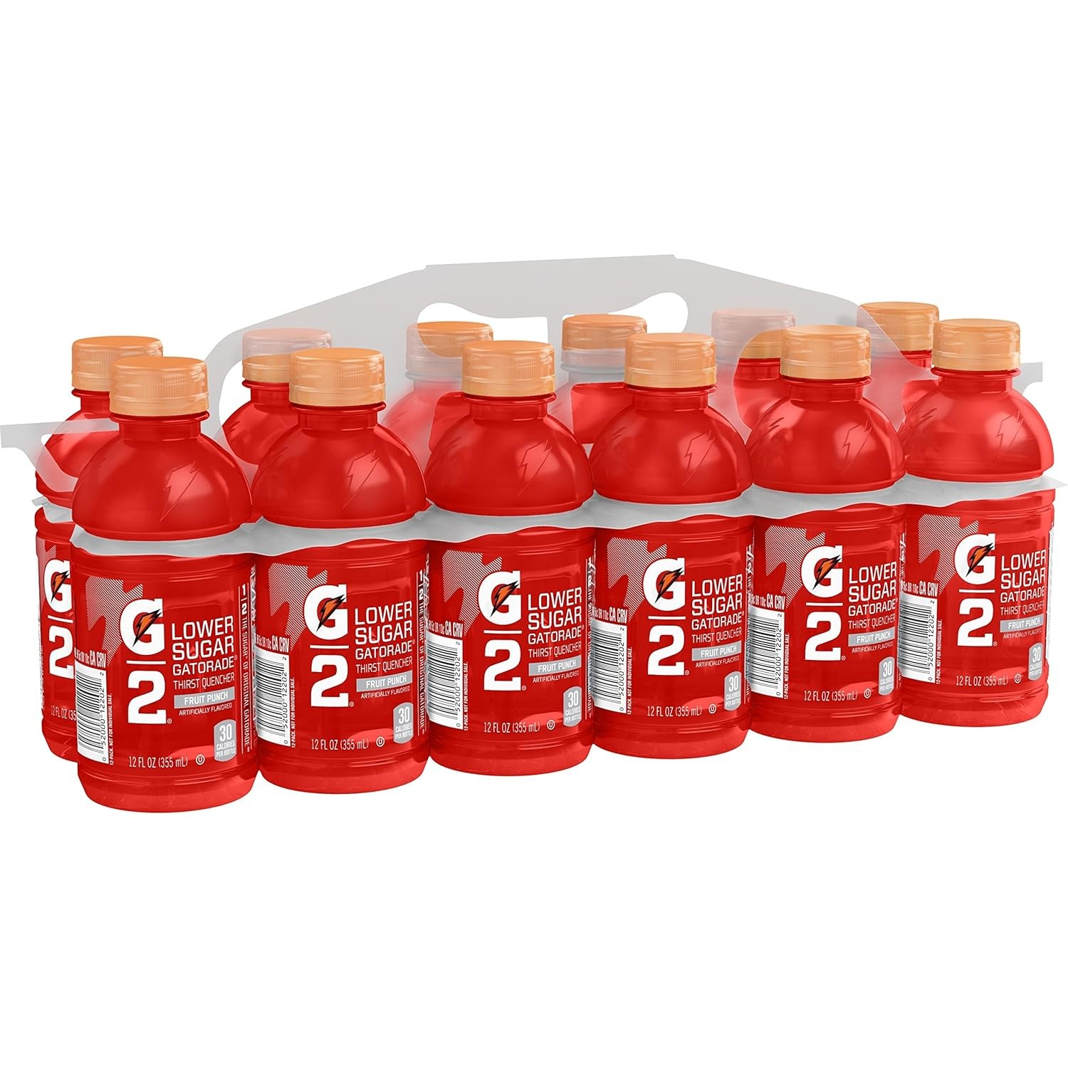 Gatorade G2 Thirst Quencher Sports Drink, Fruit Punch, 12 Fl Oz (Pack of 12)