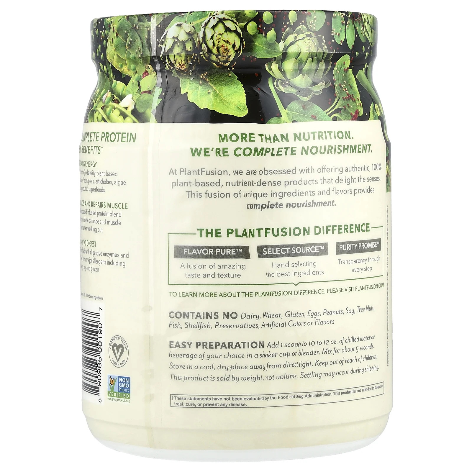 Complete Protein – Creamy Vanilla Bean 15.87 Oz Pwdr