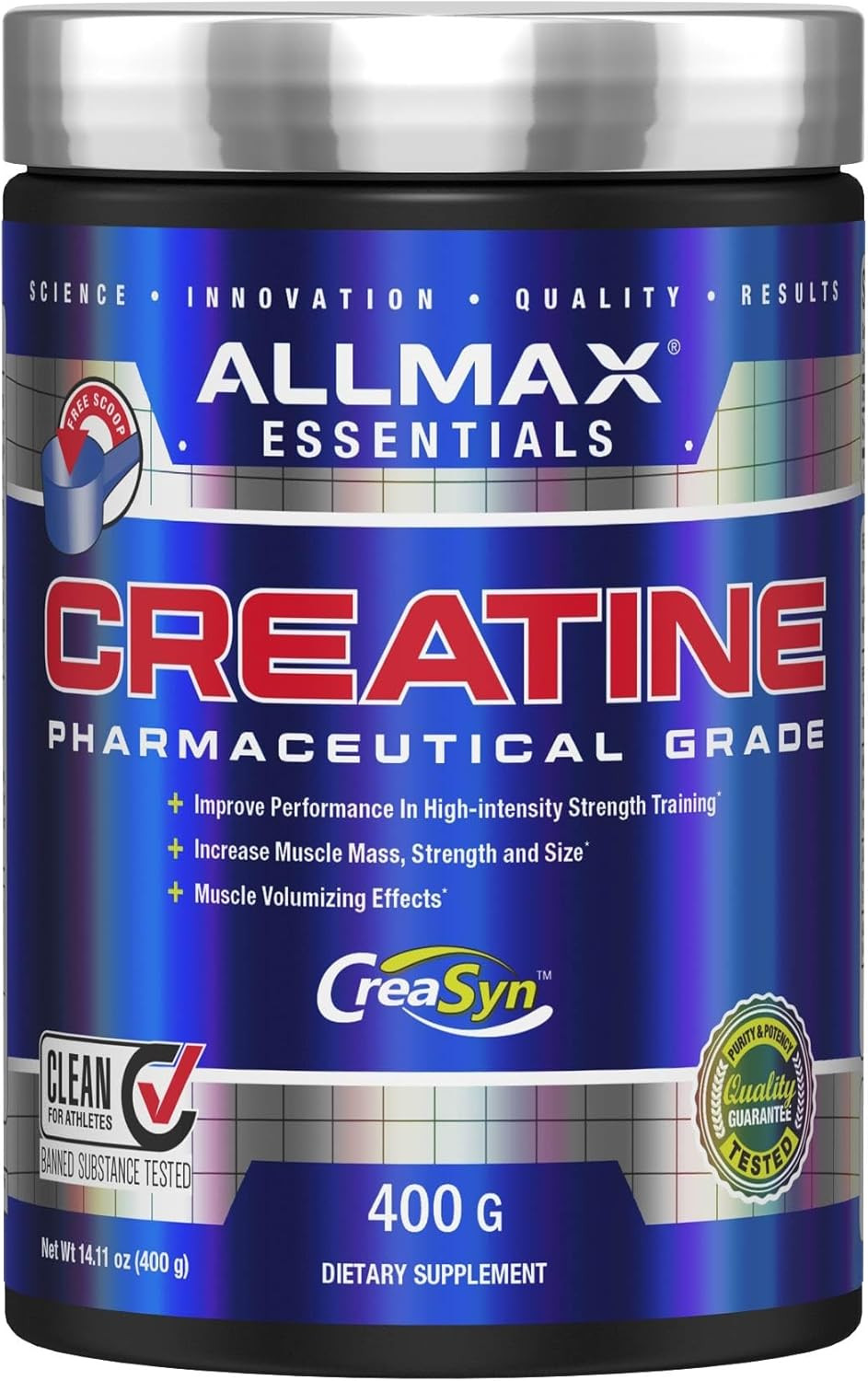 ALLMAX Nutrition – Creatine Monohydrate, Micronized Creatine Powder for Strengt