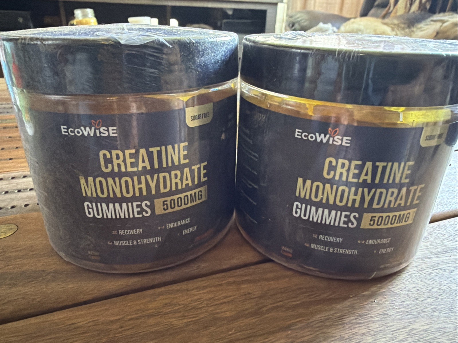 10 Pack EcoWISE Creatine Monohydrate Gummies 5000mg Mango Flavor 120 Ct 5/2026