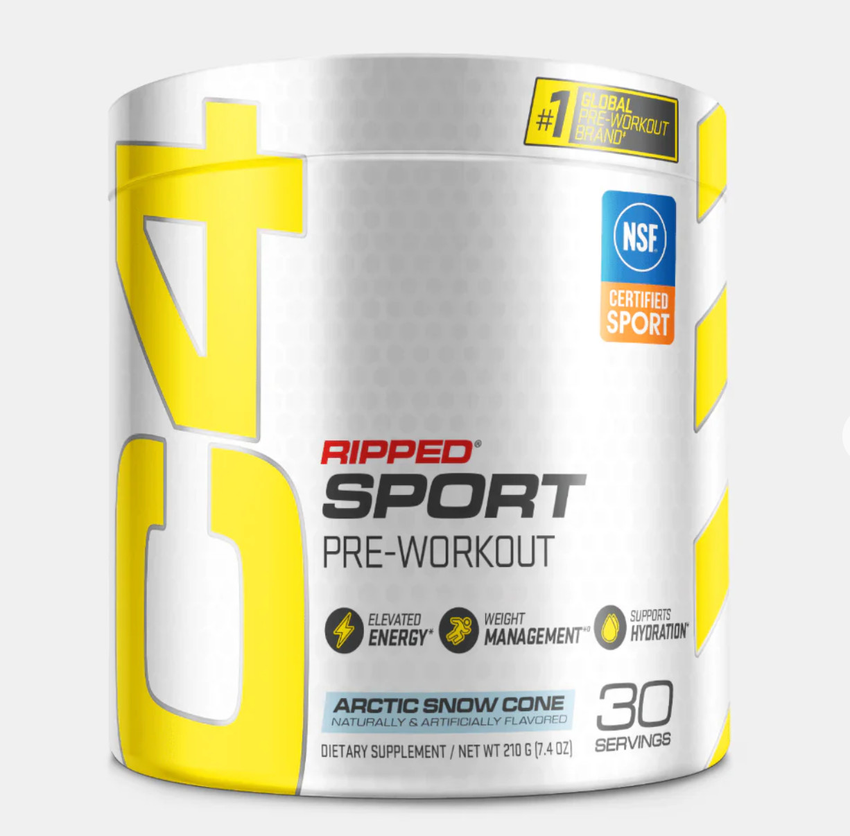 Cellucor C4 Ripped Sport Pre Workout Powder Arctic Snow Cone BEST BY: 03/27