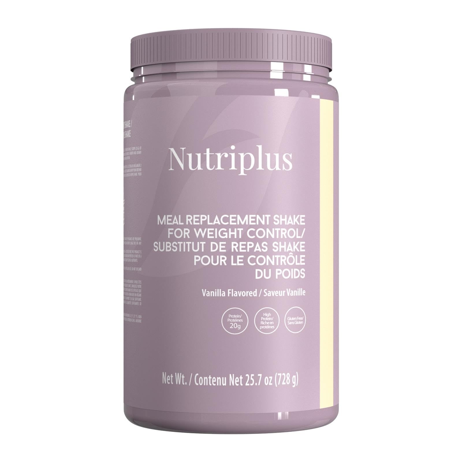 FARMASi Nutriplus Shake Vanilla – 20g Protein, 27 Vitamins & Minerals, 520g