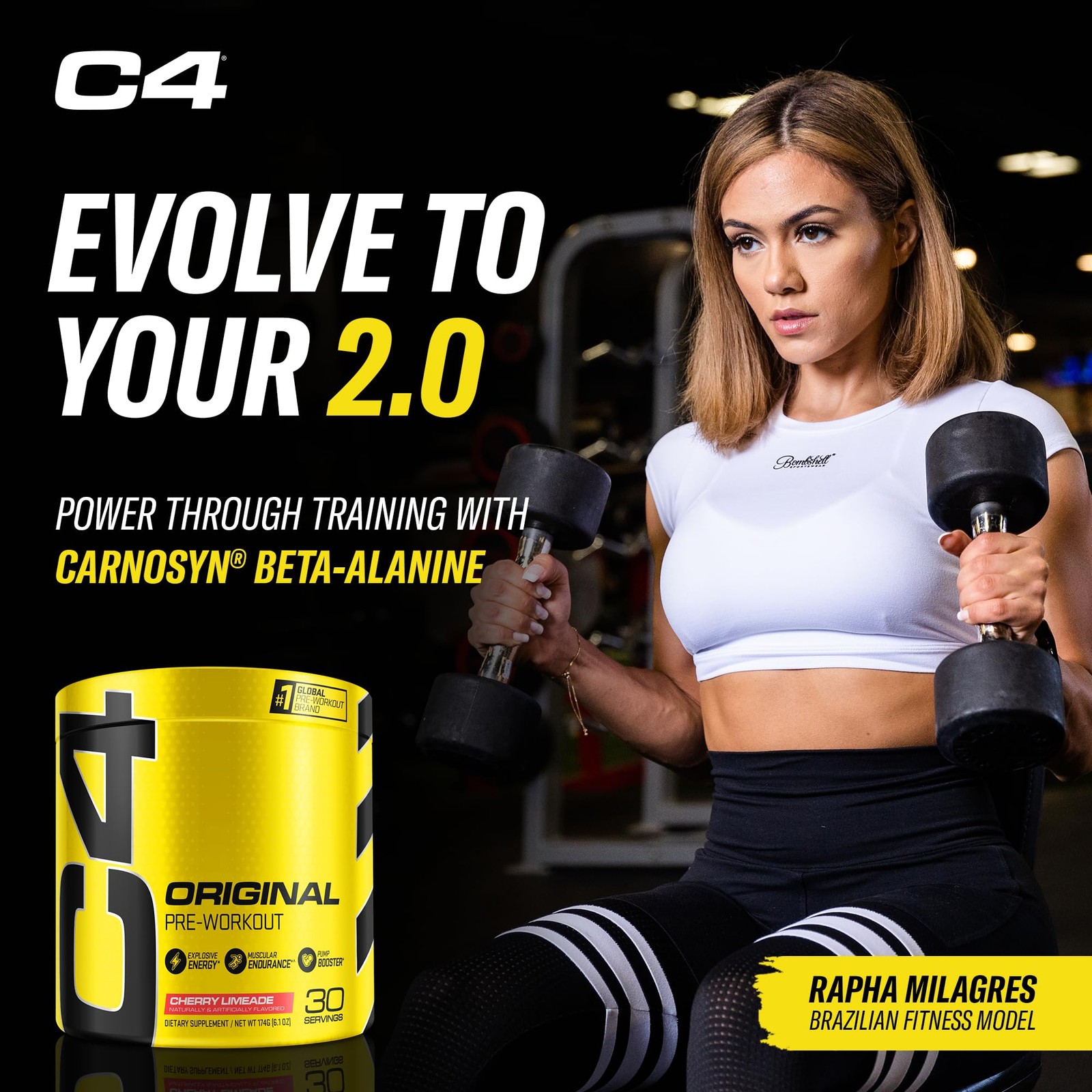 Cellucor Original Pre Workout Powder Cherry Limeade | Vitamin C for Immune Su…