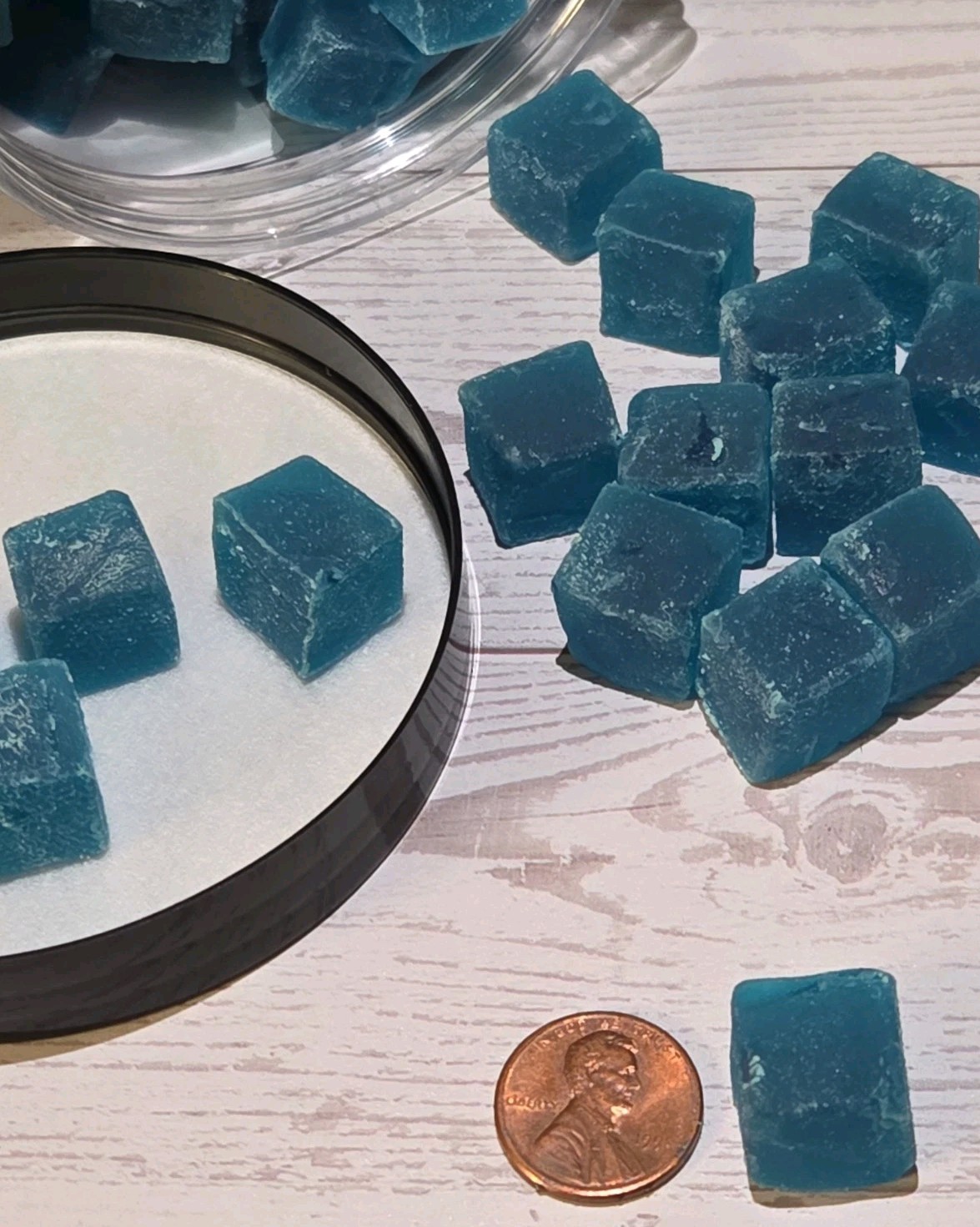 4 ASRFRQ Creatine Monohydrate Gummies Sealed 7200mg Blueberry Exp 10/09/2026