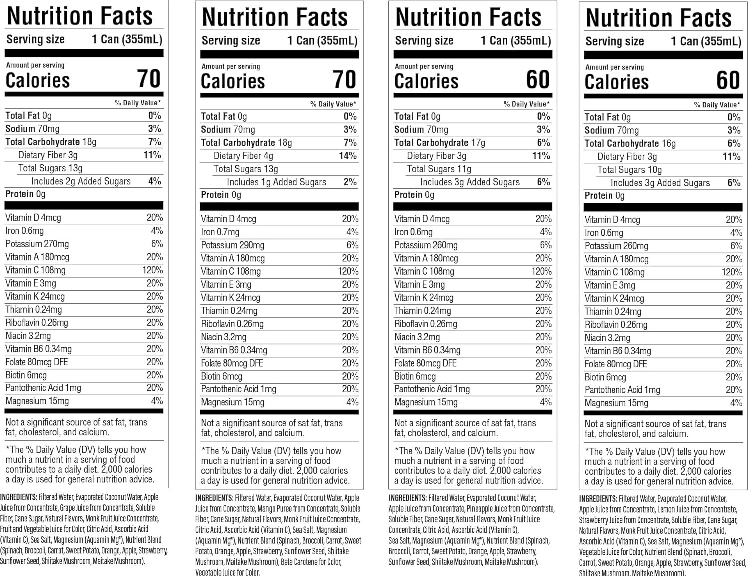 GREATER than Hydration for Her, Variety Coconut Electrolyte Water, 12 Pack