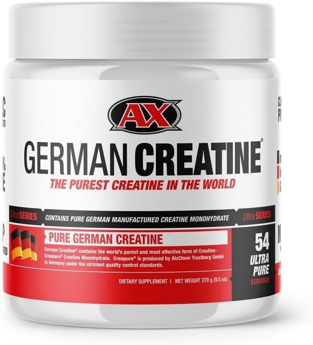 German Creatine – Micronized Creatine Monohydrate Powder 99.99% Pure Creapure…