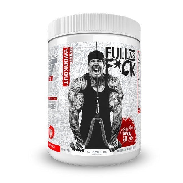 5% Nutrition Full AF Non-Stim Pre-Workout **Fruit Punch**