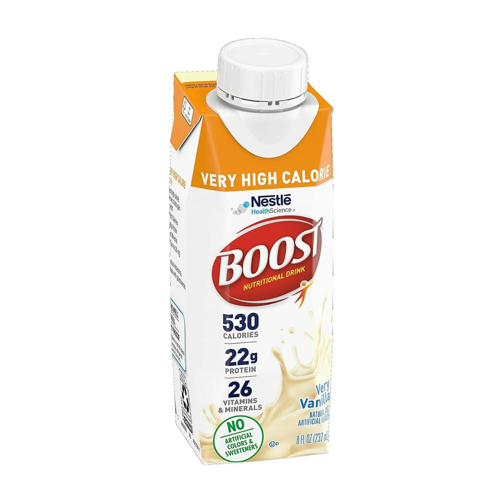 Boost Very High Calorie Nutritional Drink, Protein 8 Fl Oz (Pack of 12)