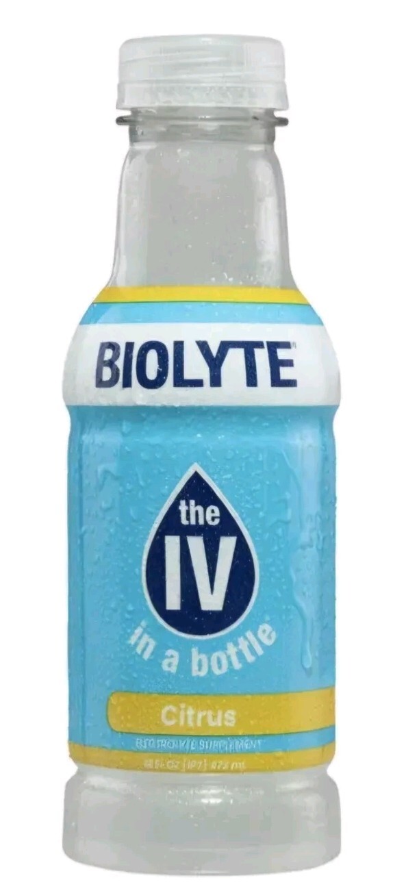 BIOLYTE Electrolyte IV in a Bottle Electrolyte Drink for Rapid Hydration 6pack