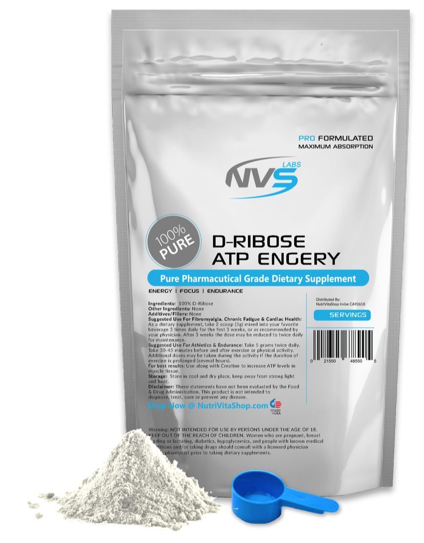 11 lb (5000g) 100% PURE D-RIBOSE POWDER -ENERGY & ENDURANCE- PHARMACEUTICAL USP