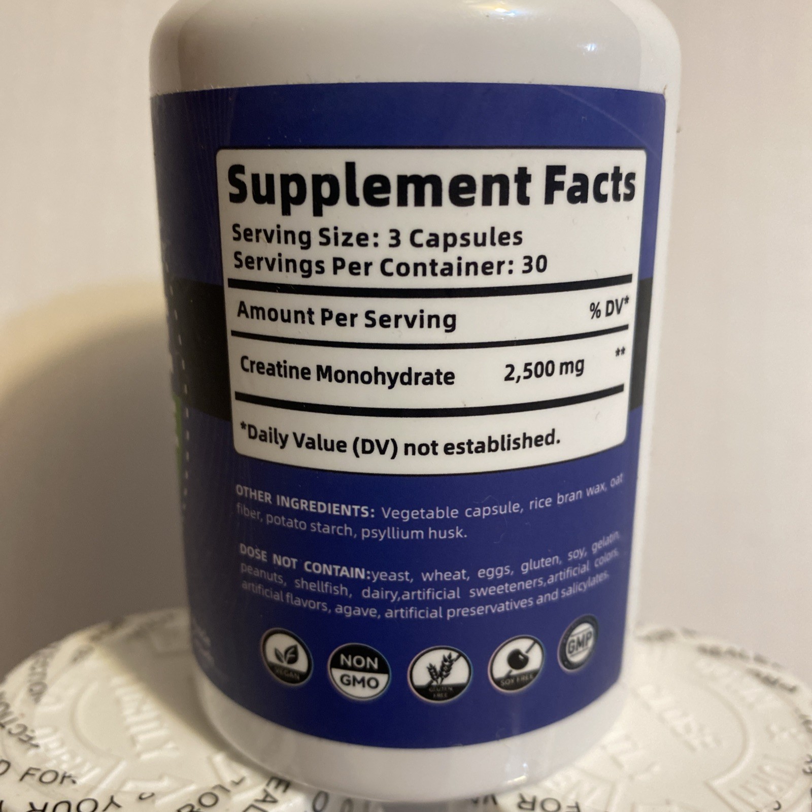 Noavii Creatine Monohydrate Capsules 90ct, Exp 07/2026. 3 Bottles Included