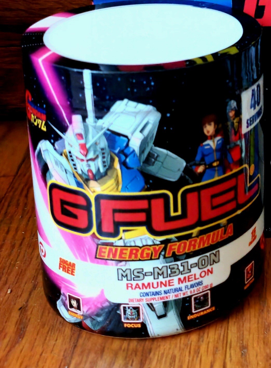 G FUEL GTB-SN1 40 Servings Elite Energy Powder 9.8oz – MS-M31-ON RAMUNE MELON