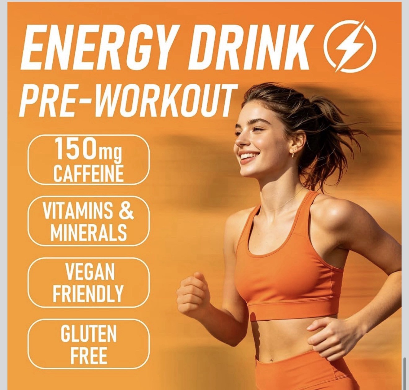 Plansol Pre-Workout Energy Drink Mix Powder Variety 18 Sticks 150mg Caffeine
