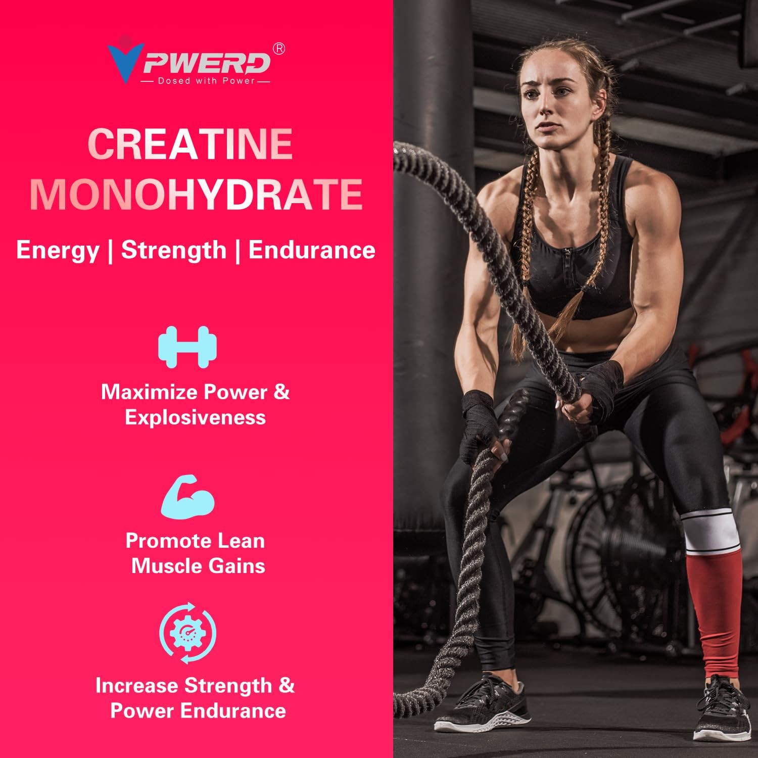 Creatine Gummies for Women – Booty Builder Supplement, Creatine Monohydrate G…