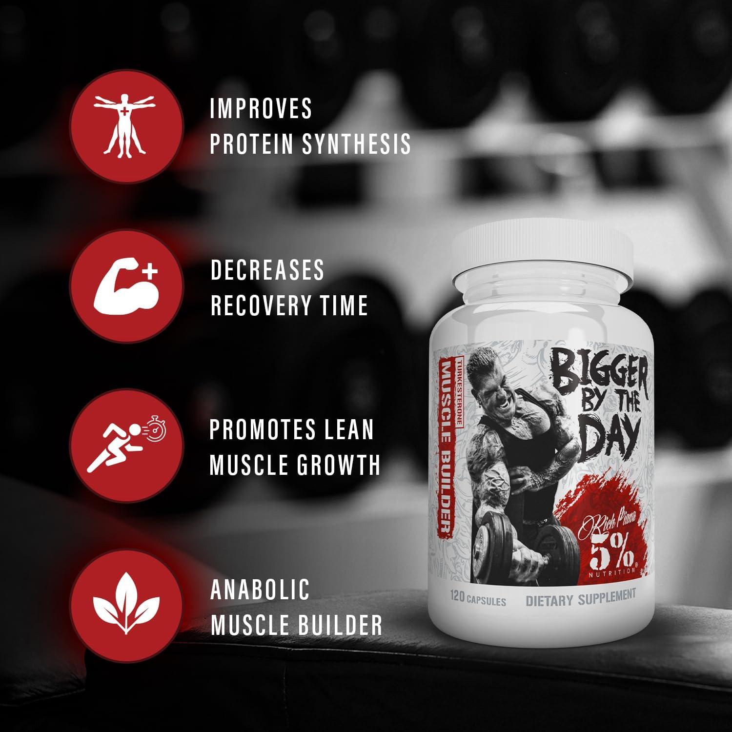 Rich Piana Biggerbytheday | Anabolic Muscle Builder,Hardcore Mass Gainer | Turke