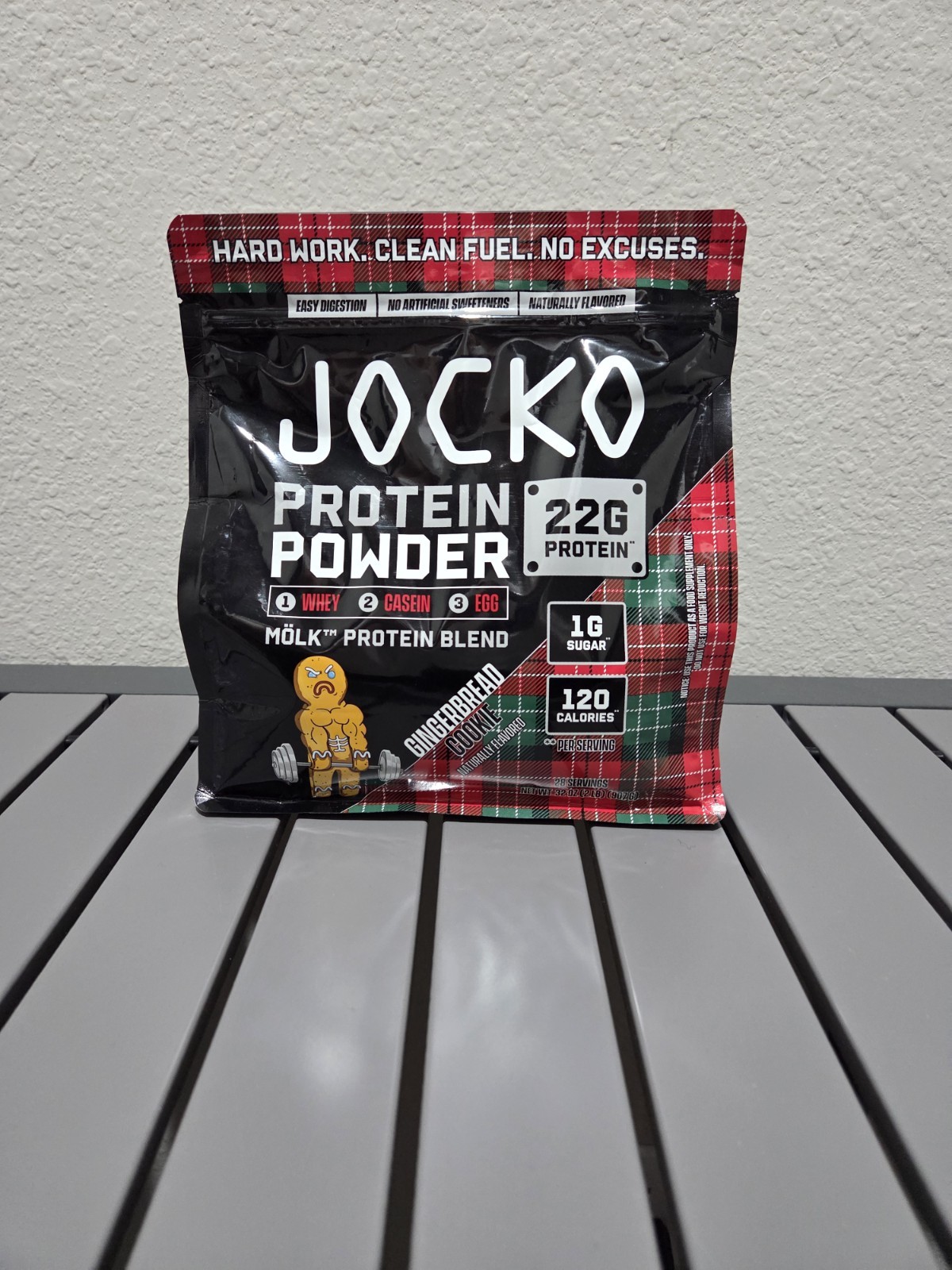 Jocko Protein Powder Mölk 22G Protein Blend-Gingerbread Cookie Flavor-2lbs