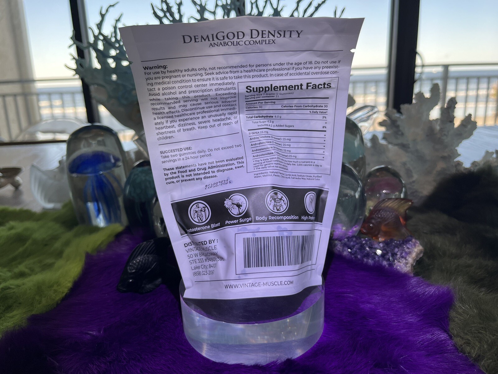 Demi God Density R,1,4,5 & DHEA 2 Step Pre Cursors Gummies By Vintage Muscle💪🍬