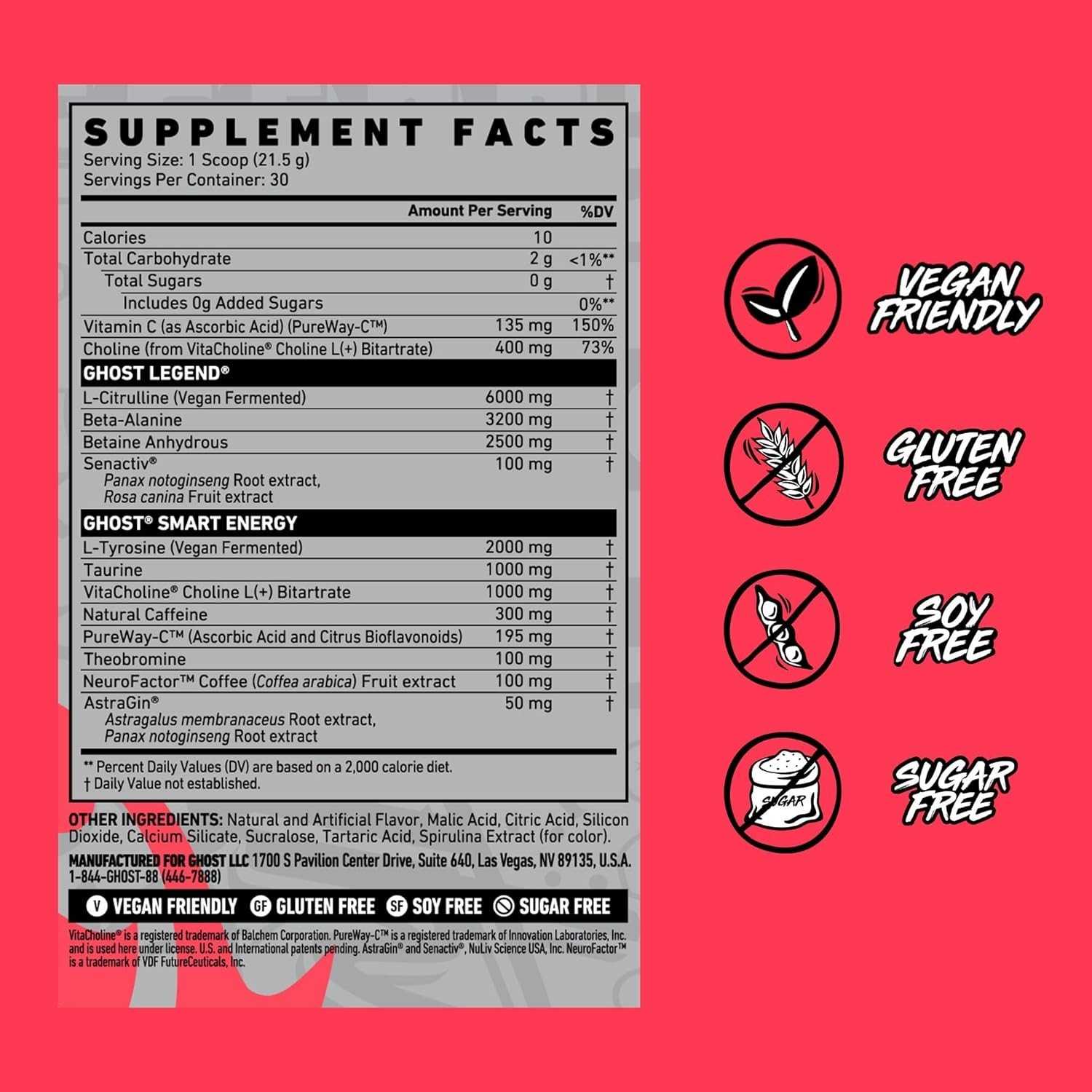 Legend Pre-Workout Powder, Blue Raspberry, 30 Servings | Pre-Workout with 300…