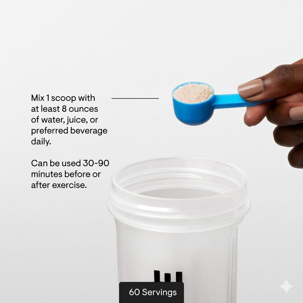 Micronized Creatine Monohydrate Powder, 60 Servings, Lean Muscle & Endurance Boo