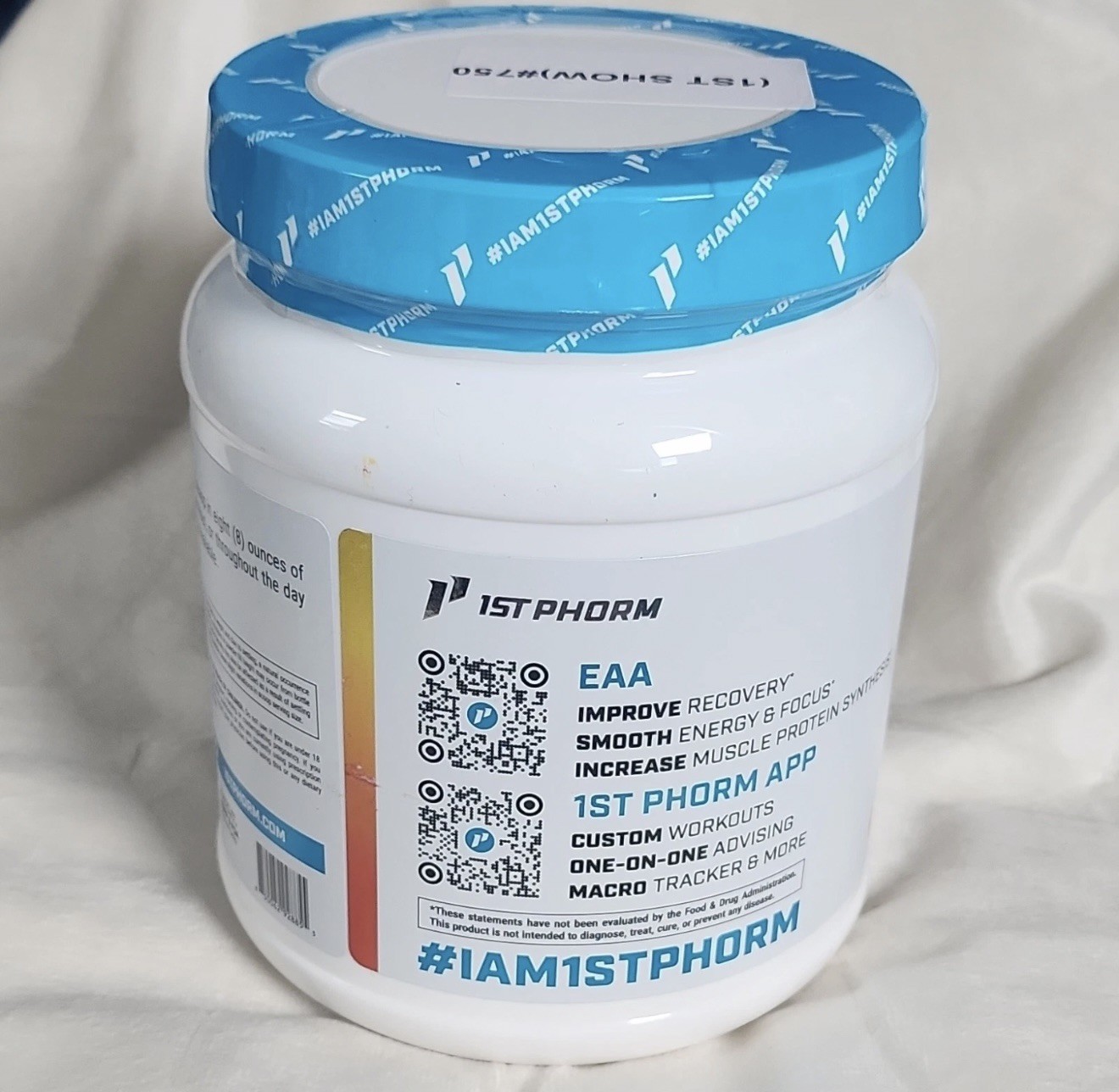 1st Phorm EAA Essential Amino Acids Powder Tropical Mango 1.4 lb Gluten-Free