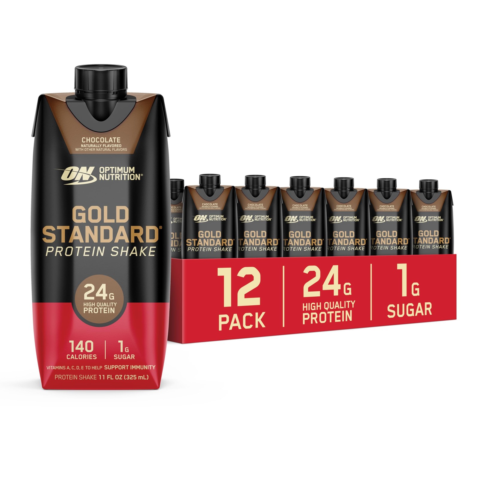 Optimum Nutrition Gold Standard Protein Shake 24G Protein Ready To Drink