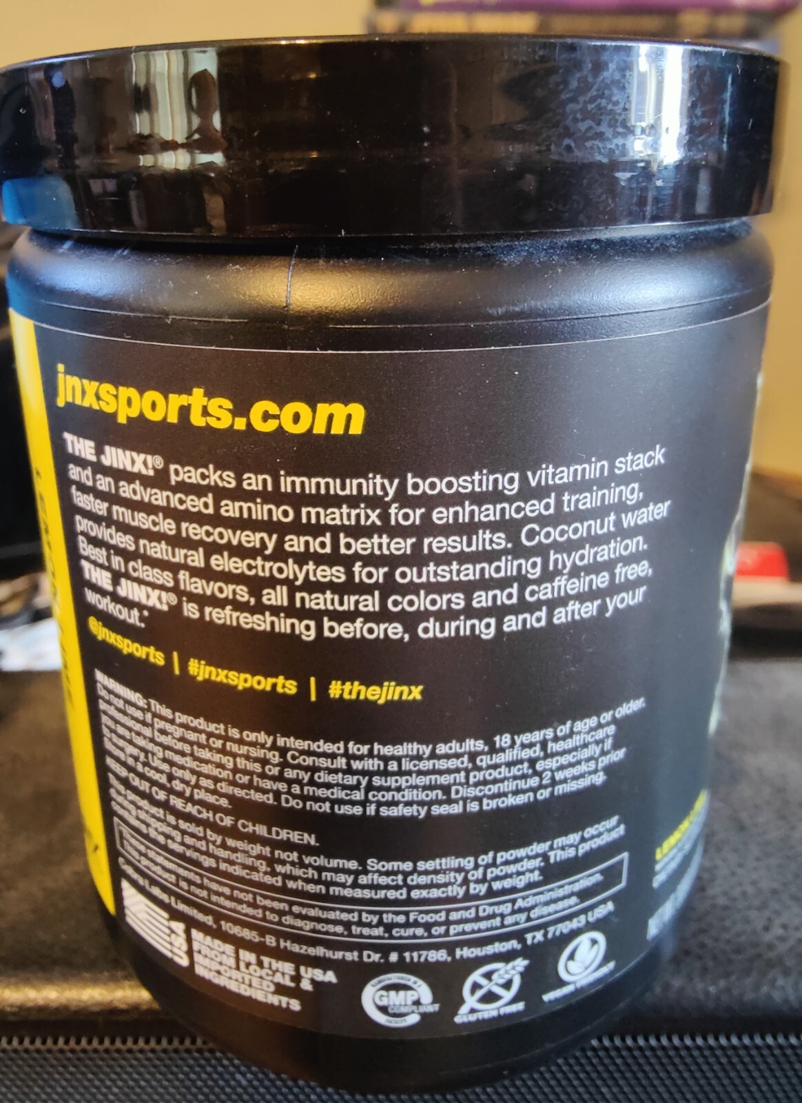 JNX The Jinx! Hydra BCAA+ Post Workout Recovery Drink – Hydration w/ Electrolyte
