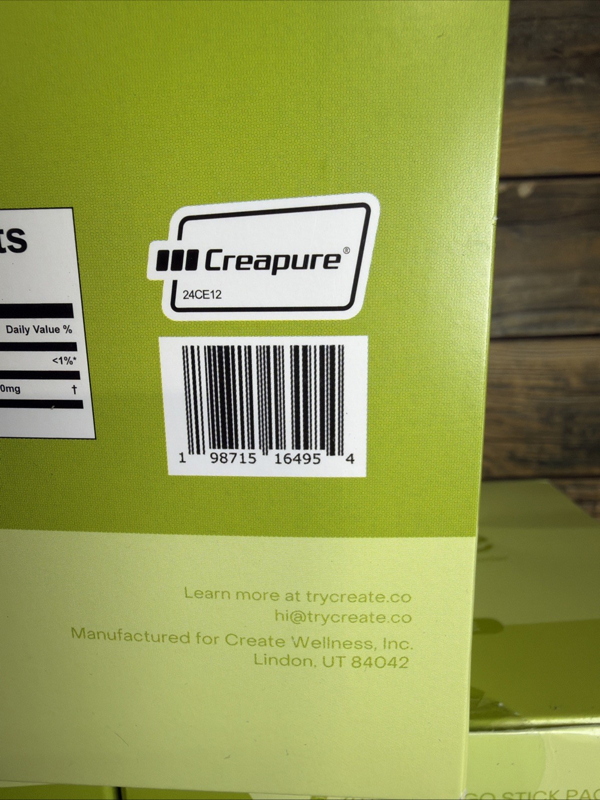 Create Creatine Monohydrate Powder Lemon Lime Dietary Supplement (3 Box lot)
